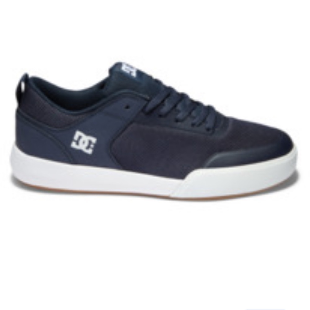 DC Shoes Transit Sneakers Blue White Men Mesh Size 10.5